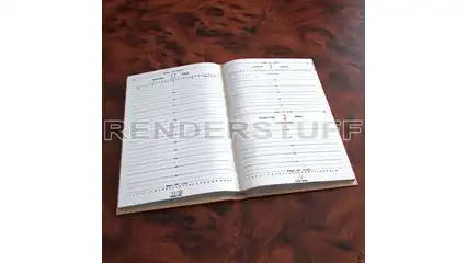 Datebook Simple Free 3D Model Free Download
