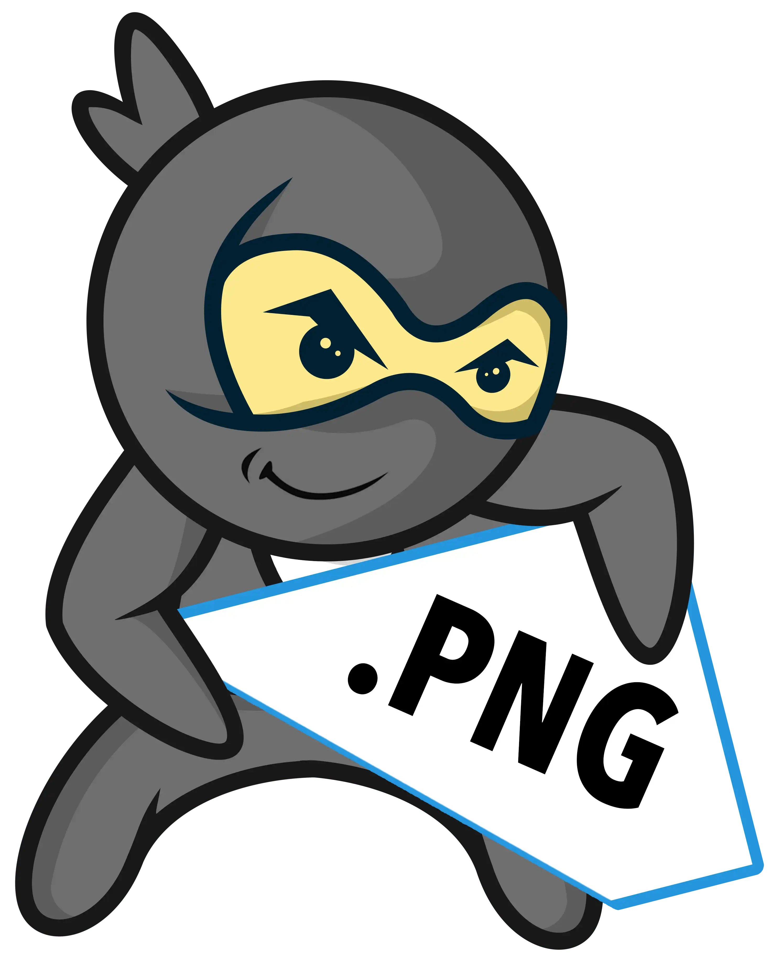 Online HDR Image Viewer | Gray Ninja logo by Image Convert Ninja